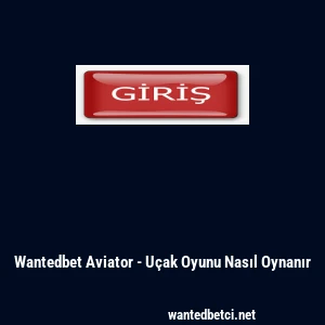 Wantedbet Aviator - U&ccedil;ak Oyunu Nasıl Oynanır